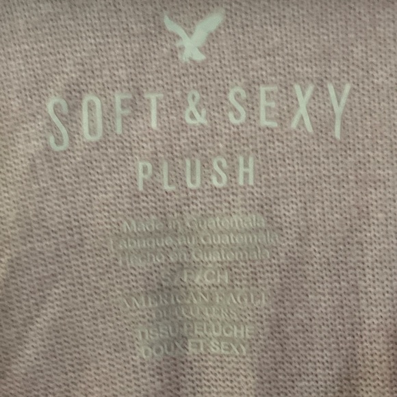 american eagle sweatshirt pink - Picture 4 of 7